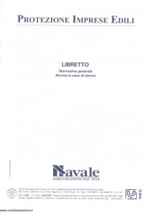 Navale - Protezione Imprese Edili - Modello PIE01 Edizione 08-2008 [SCAN] [9P]