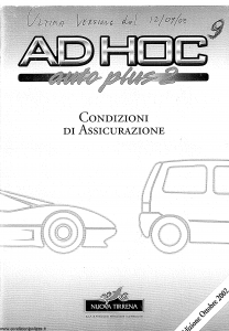 Nuova Tirrena - Ad Hoc Auto Plus 2 - Modello 14.61 Edizione 10-2002 [SCAN] [58P]