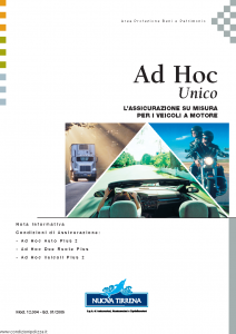 Nuova Tirrena - Ad Hoc Unico - Modello 12.004 Edizione 01-2005 [62P]