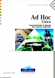 Nuova Tirrena - Ad Hoc Unico - Modello 12.009 Edizione 11-2005 [66P]