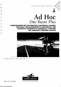 Nuova Tirrena - Ah Hoc Due Ruote Plus - Modello 14.67 Edizione 04-2003 [SCAN] [49P]