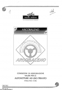 Nuova Tirrena - Arcobaleno Multirischi Auto - Modello 12.04 Edizione 07-1994 [43P]