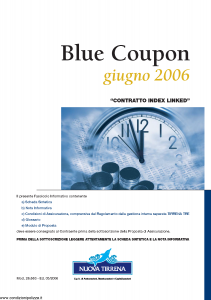 Nuova Tirrena - Blue Coupon Giugno 2006 - Modello 26.663 Edizione 05-2006 [50P]