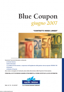 Nuova Tirrena - Blue Coupon Giugno 2007 - Modello 26.718 Edizione 06-2007 [50P]
