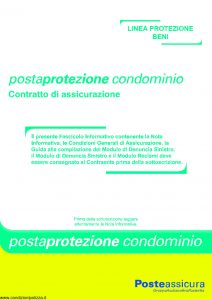 Poste Assicura - Posta Protezione Condominio - Modello 0006 Edizione 04-2010 [32P]