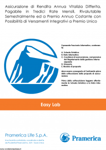 Pramerica - Easy Lab - Modello el Edizione 07-2014 [44P]