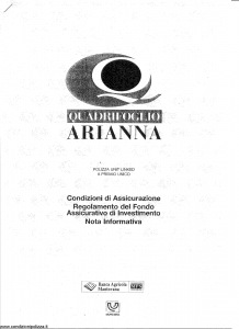 Quadrifoglio - Arianna - Modello s70262-m3qv0012 Edizione 04-2001 [SCAN] [12P]