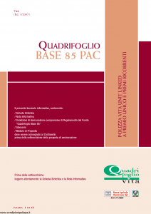 Quadrifoglio - Base 85 Pac - Modello s70375-moass0089 Edizione 03-2007 [44P]