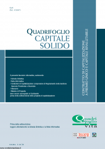 Quadrifoglio - Capitale Solido - Modello s70382-moass0098 Edizione 03-2007 [24P]