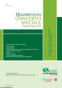 Quadrifoglio - Concerto Speciale - Modello s70385-moass0100 Edizione 03-2007 [28P]