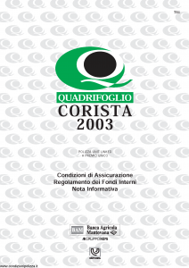 Quadrifoglio - Corista 2003 - Modello s70315-moass0045 Edizione 02-2003 [28P]