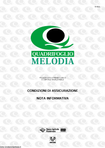 Quadrifoglio - Melodia - Modello s70266-moass0017 Edizione 04-2002 [6P]