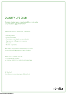 Rb Vita - Quality Life Club - Modello 7340 Edizione 07-2010 [56P]