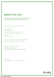 Rb Vita - Quality Life Club - Modello 7341 Edizione 03-2008 [46P]