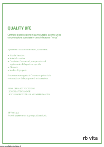 Rb Vita - Quality Life - Modello 7339 Edizione 03-2008 [46P]