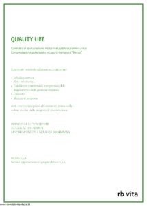 Rb Vita - Quality Life - Modello 7339 Edizione 07-2010 [56P]
