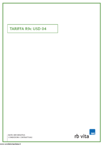 Rb Vita - Tariffa R9C Usd 04 - Modello 7250 Edizione 05-2004 [24P]
