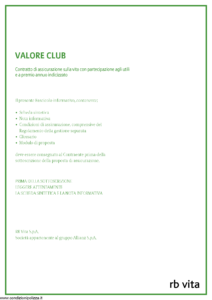 Rb Vita - Valore Club - Modello 8005 Edizione 05-2011 [48P]