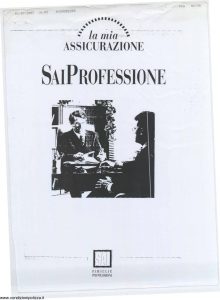 Sai - La Mia Assicurazione Sai Professione - Modello nd Edizione nd [SCAN] [62P]