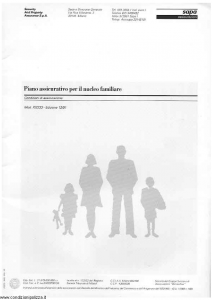 Sapa - Piano Assicurativo Per Il Nucleo Familiare - Modello p-2233 Edizione 12-1991 [SCAN] [30P]