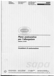Sapa - Piano Assicurativo Per L'Albergatore - Modello nd Edizione 03-1991 [SCAN] [36P]