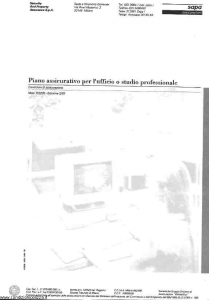 Sapa - Piano Assicurativo Per L'Ufficio O Studio Professionale - Modello p-2236 Edizione 02-1993 [SCAN] [24P]