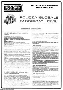 Sapa - Polizza Globale Fabbricati Civili - Modello p2231 Edizione 05-1990 [SCAN] [6P]