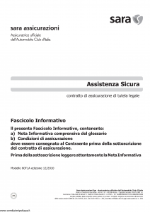 Sara - Assistenza Sicura - Modello 60tla Edizione 12-2010 [14P]