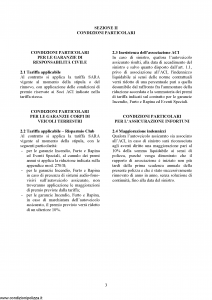 Sara - Condizioni Particolari Soci Aci - Modello 277-a Edizione 11-2003 [7P]