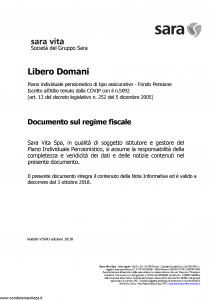 Sara - Libero Domani - Modello v394d Edizione 10-2018 [7P]