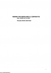 Sara - Polizza Spese Sanitarie - Modello 43mir Edizione 01-2002 [7P]