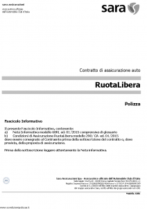 Sara - Ruota Libera - Modello 60rl Edizione 01-2015 [32P]