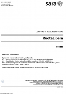 Sara - Ruota Libera - Modello 60rl Edizione 03-2014 [32P]