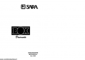 Sara - Sara Box Due Ruote - Modello 258-b Edizione 06-2002 [SCAN] [25P]