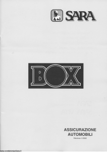Sara - Sara Box - Modello 250-a Edizione 01-2002 [42P]