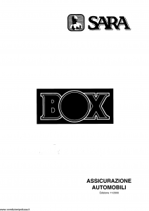Sara - Sara Box - Modello 250-a Edizione 11-2000 [42P]
