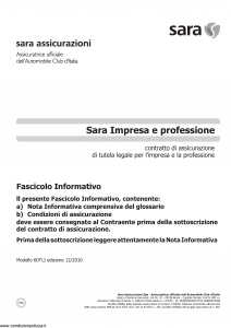 Sara - Sara Impresa E Professione - Modello 60tli Edizione 12-2010 [12P]