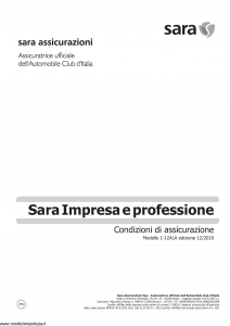 Sara - Sara Impresa E Professione - Modello 60tli Edizione 12-2010 [12P]