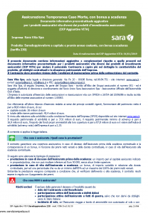 Sara - Saradoppiovalore A Capitale E Premio Annuo Costante Dip Aggiuntivo - Modello v396 Edizione 01-01-2019 [6P]