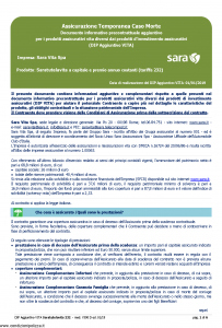 Sara - Saratutelavita A Capitale E Premio Annuo Costanti Dip Aggiuntivo - Modello v390d Edizione 01-01-2019 [6P]