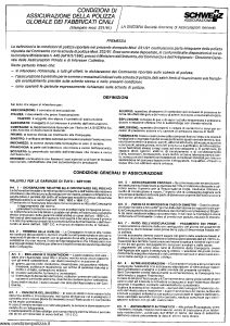 Schweiz - Polizza Globale Fabbricati Civili - Modello 231 Edizione 1991 [SCAN] [4P]