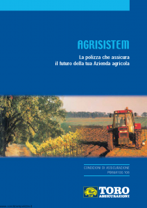 Toro - Agrisistem Polizza Futuro Azienda Agricola Ver.1 - Modello pb59a100.108 Edizione 2008 [34P]