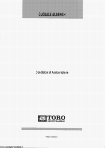 Toro - Globale Alberghi - Modello pc044420.n01 Edizione 2001 [28P]