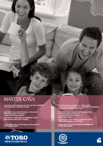 Toro - Master Casa Assicurazione Copertura Rischi Abitazione E Vita Privata - Modello pb59b300.511 Edizione 2011 [78P]