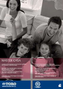Toro - Master Casa Assicurazione Rischi Abitazione E Vita Privata - Modello pb59b300.d10 Edizione 30-11-2010 [78P]