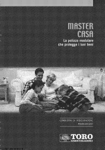 Toro - Master Casa Polizza Modulare Che Protegge I Tuoi Beni - Modello pb59b100.d00 Edizione 16-01-2001 [44P]