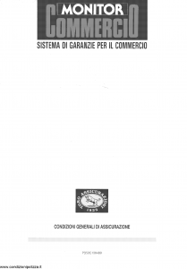 Toro - Monitor Commercio Sistema Di Garanzie Per Il Commercio - Modello pb59c100489 Edizione 13-04-1989 [48P]
