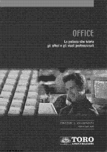 Toro - Office La Polizza Che Tutela Uffici E Studi Professionali - Modello pb59u500.699 Edizione 1999 [SCAN] [52P]