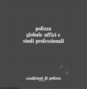 Toro - Polizza Globale Uffici E Studi Professionali - Modello cb058404.183 Edizione 1983 [24P]