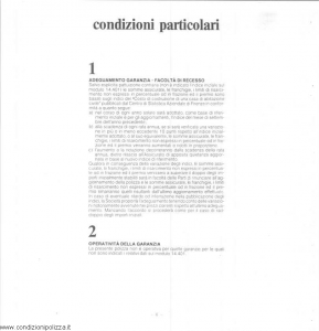Toro - Polizza Responsabilita' Civile Fabbricati - Modello cb014401.281 Edizione 1981 [SCAN] [9P]